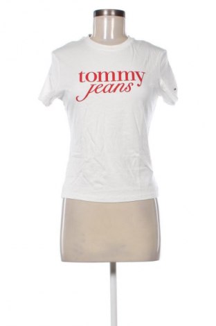 Дамска тениска Tommy Jeans, Размер L, Цвят Бял, Цена 77,99 лв.