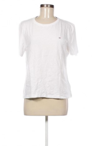 Damen T-Shirt Tommy Jeans, Größe L, Farbe Weiß, Preis € 51,99