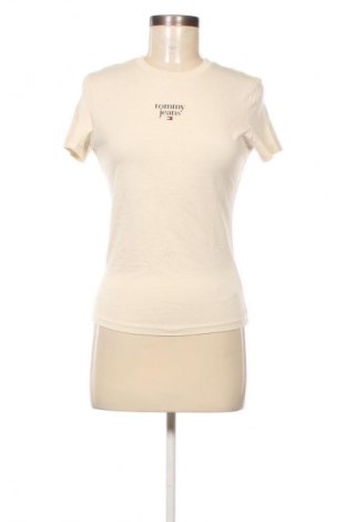 Damen T-Shirt Tommy Jeans, Größe M, Farbe Beige, Preis € 32,99