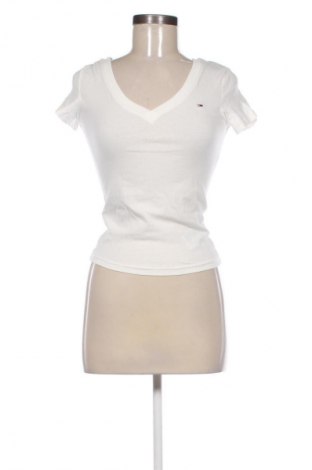 Damen T-Shirt Tommy Jeans, Größe XS, Farbe Weiß, Preis 33,99 €