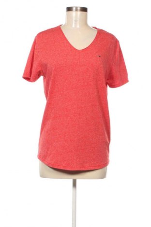 Дамска тениска Tommy Jeans, Размер S, Цвят Червен, Цена 18,64 лв.
