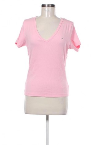 Γυναικείο t-shirt Tommy Jeans, Μέγεθος XL, Χρώμα Ρόζ , Τιμή 36,99 €