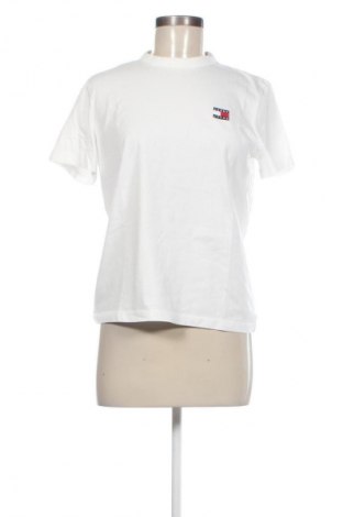 Női póló Tommy Jeans, Méret L, Szín Fehér, Ár 17 459 Ft