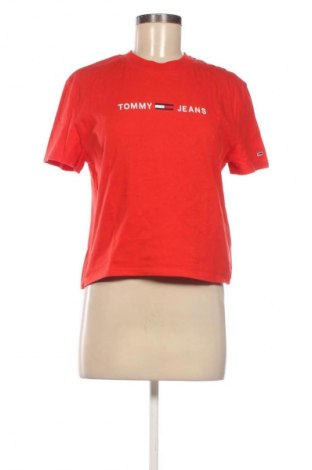 Дамска тениска Tommy Jeans, Размер XS, Цвят Червен, Цена 40,99 лв.