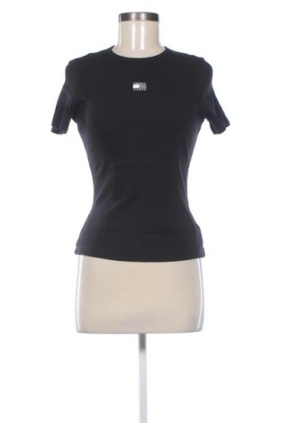 Damski T-shirt Tommy Jeans, Rozmiar L, Kolor Czarny, Cena 183,99 zł