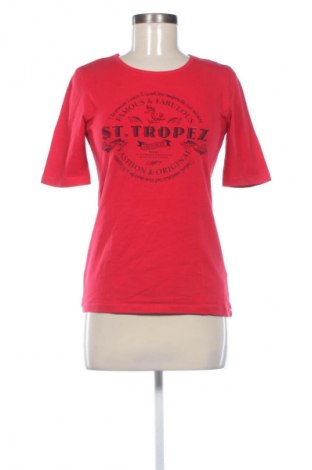 Damen T-Shirt Via Appia, Größe M, Farbe Rot, Preis € 10,99