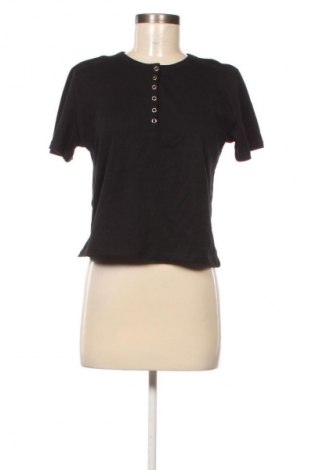 Damski T-shirt Zara, Rozmiar L, Kolor Czarny, Cena 41,99 zł