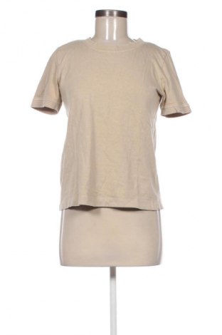 Damen T-Shirt Zara, Größe M, Farbe Beige, Preis 5,83 €