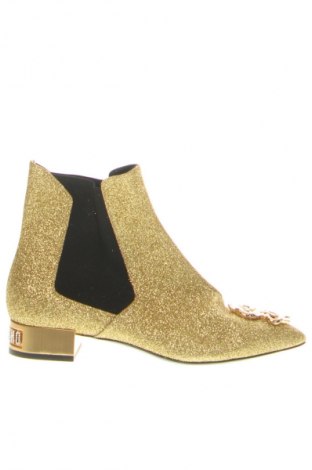 Dámské poltopánky Moschino, Veľkosť 37, Farba Zlatistá, Cena  189,69 €