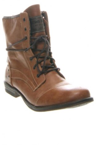 Damskie botki Mustang, Rozmiar 38, Kolor Brązowy, Cena 121,99 zł