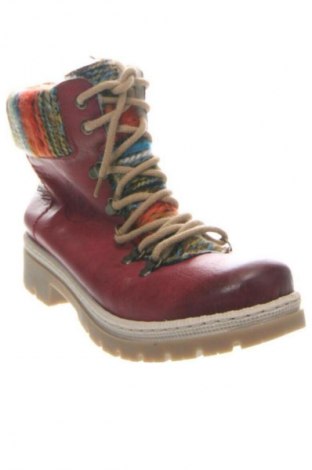 Botine de damă Rieker, Mărime 38, Culoare Roșu, Preț 170,99 Lei