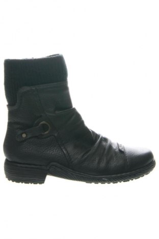 Botine de damă Rieker, Mărime 39, Culoare Negru, Preț 370,42 Lei