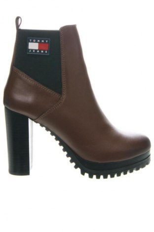 Damskie botki Tommy Jeans, Rozmiar 39, Kolor Brązowy, Cena 719,99 zł