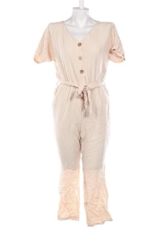 Дамски дълъг гащеризон Red Queen, Размер S, Цвят Бежов, Цена 39,99 лв.