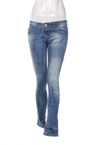 Blugi de femei Fishbone, Mărime M, Culoare Albastru, Preț 76,32 Lei