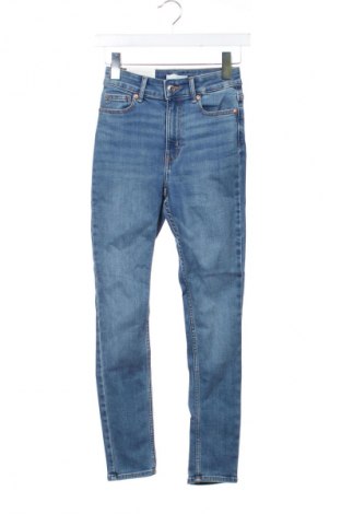 Damskie jeansy H&M, Rozmiar XS, Kolor Niebieski, Cena 35,99 zł