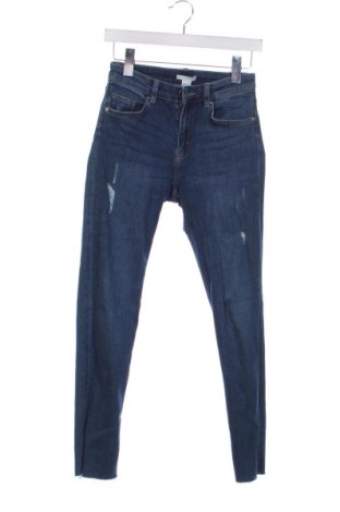 Γυναικείο Τζίν H&M, Μέγεθος XS, Χρώμα Μπλέ, Τιμή 14,77 €