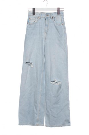 Blugi de femei H&M, Mărime XS, Culoare Albastru, Preț 123,47 Lei