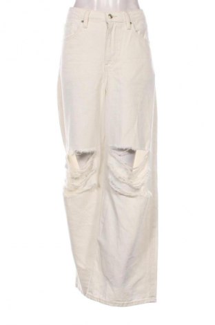 Blugi de femei H&M Divided, Mărime L, Culoare Alb, Preț 76,00 Lei