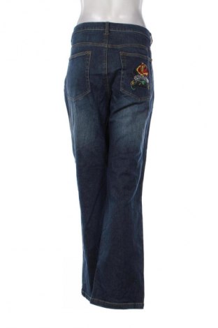 Blugi de femei John Baner, Mărime XXL, Culoare Albastru, Preț 87,99 Lei