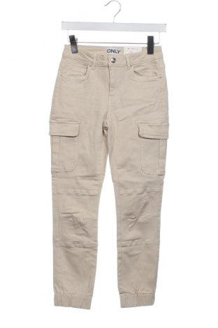 Damskie jeansy ONLY, Rozmiar XS, Kolor Beżowy, Cena 166,99 zł