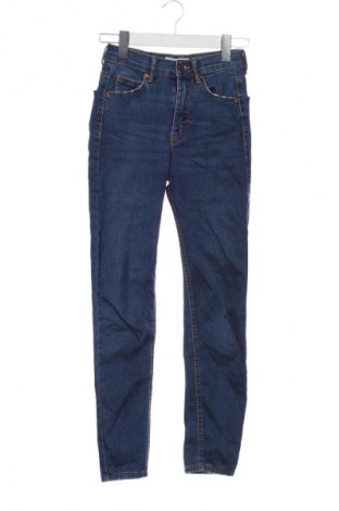 Blugi de femei Pull&Bear, Mărime XS, Culoare Albastru, Preț 76,32 Lei