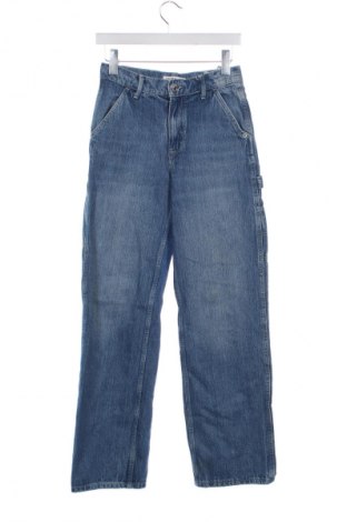 Дамски дънки Pull&Bear, Размер XS, Цвят Син, Цена 30,56 лв.