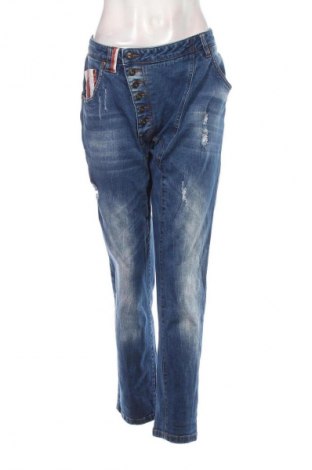 Дамски дънки Rainbow, Размер L, Цвят Син, Цена 10,99 лв.