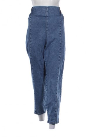 Blugi de femei SHEIN, Mărime 4XL, Culoare Albastru, Preț 76,32 Lei