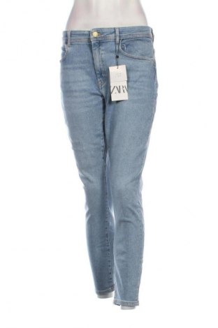 Blugi de femei Zara, Mărime XL, Culoare Albastru, Preț 84,99 Lei