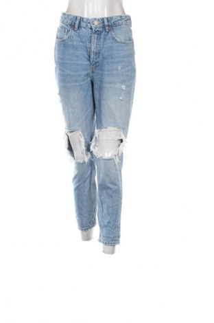 Дамски дънки Zara, Размер M, Цвят Син, Цена 26,98 лв.