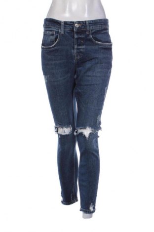 Dámske džínsy  Zara, Veľkosť M, Farba Modrá, Cena  13,81 €