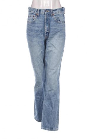 Blugi de femei Zara, Mărime M, Culoare Albastru, Preț 89,99 Lei