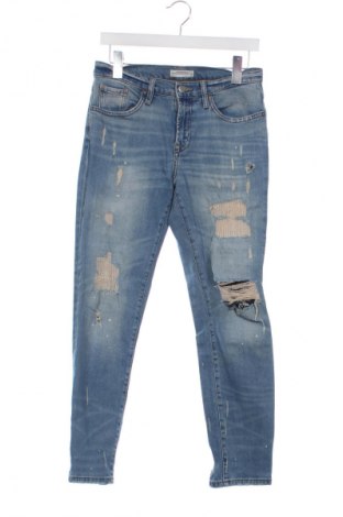 Дамски дънки Zara, Размер S, Цвят Син, Цена 26,98 лв.