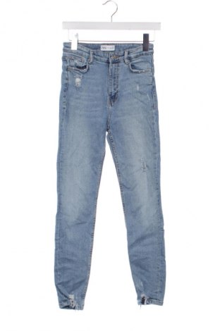 Γυναικείο Τζίν Zara, Μέγεθος XS, Χρώμα Μπλέ, Τιμή 16,99 €