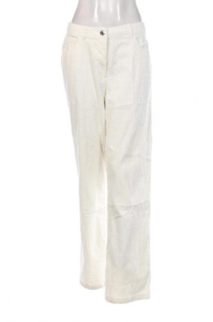 Damen Cordhose Amisu, Größe L, Farbe Weiß, Preis 9,99 €