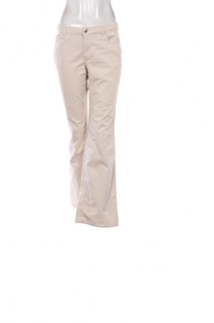 Pantaloni de velvet de femei H&M Divided, Mărime L, Culoare Bej, Preț 76,00 Lei