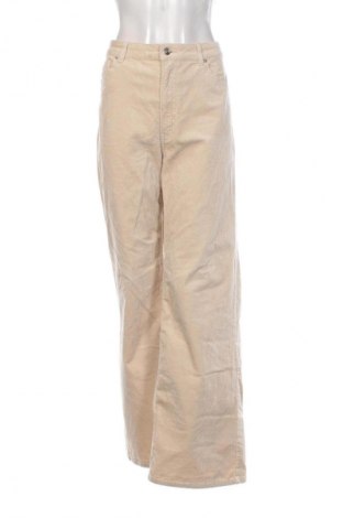 Damen Cordhose H&M Divided, Größe L, Farbe Ecru, Preis € 4,99