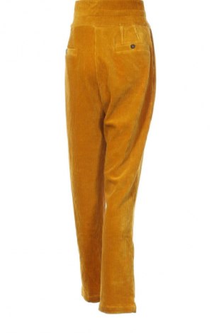 Pantaloni de velvet de femei Hunkon, Mărime S, Culoare Galben, Preț 271,05 Lei