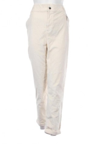 Női kordbársony nadrág Kiabi, Méret XXL, Szín Fehér, Ár 2 679 Ft