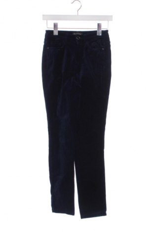Γυναικείο κοτλέ παντελόνι Massimo Dutti, Μέγεθος XS, Χρώμα Μπλέ, Τιμή 25,99 €