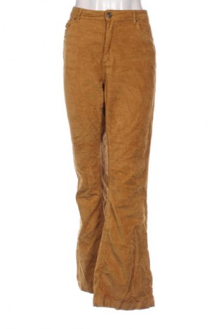 Γυναικείο κοτλέ παντελόνι Sissy Boy, Μέγεθος L, Χρώμα Κίτρινο, Τιμή 7,99 €