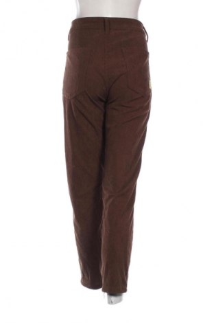 Pantaloni de velvet de femei Unbranded, Mărime L, Culoare Maro, Preț 48,99 Lei
