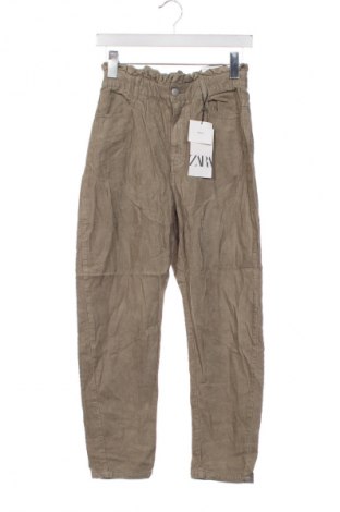 Damen Cordhose Zara, Größe XS, Farbe Grün, Preis € 30,99