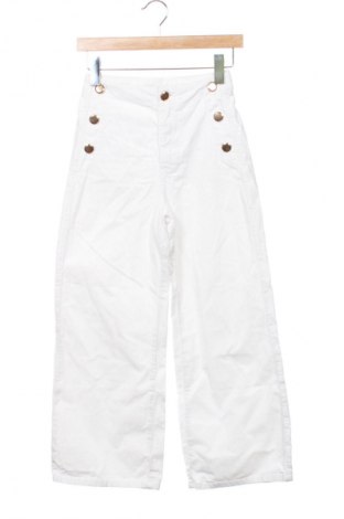 Pantaloni de velvet de femei Zara, Mărime XXS, Culoare Alb, Preț 71,05 Lei