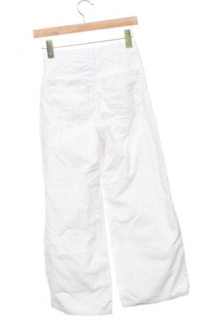 Pantaloni de velvet de femei Zara, Mărime XXS, Culoare Alb, Preț 71,05 Lei