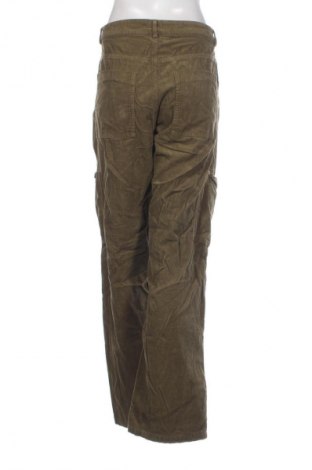 Pantaloni de velvet de femei Zara, Mărime L, Culoare Verde, Preț 57,99 Lei