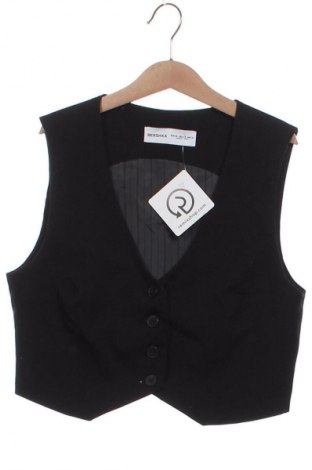 Damenweste Bershka, Größe XS, Farbe Schwarz, Preis 19,96 €