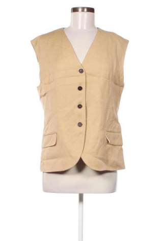 Vestă de femei Zara, Mărime L, Culoare Bej, Preț 108,99 Lei
