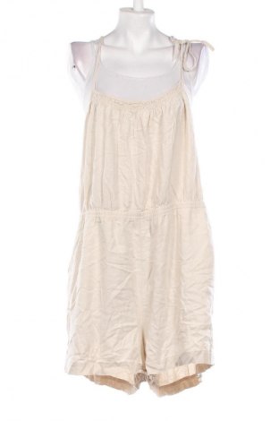 Дамски къс гащеризон H&M, Размер 3XL, Цвят Бежов, Цена 14,99 лв.